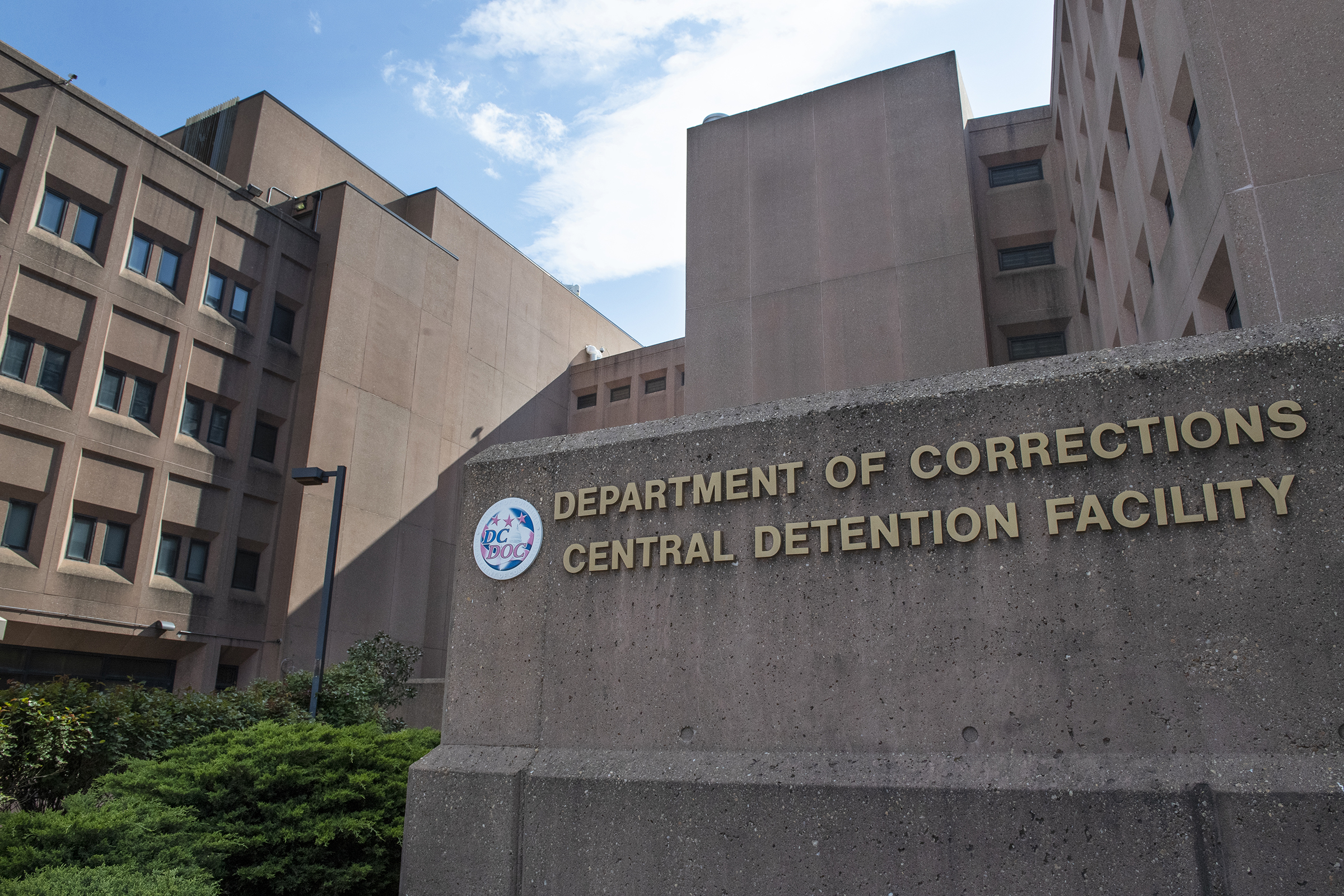 The Department of Corrections Central Detention Facility is pictured in Washington on Saturday, April 11, 2020. (Caroline Brehman—Getty Images)—2020 CQ-Roll Call, Inc.)