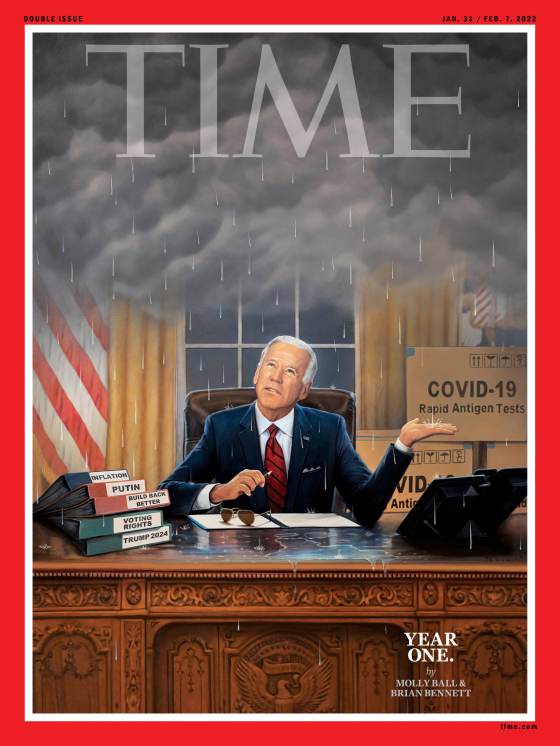 Year One Joe Biden Time Magazine cover