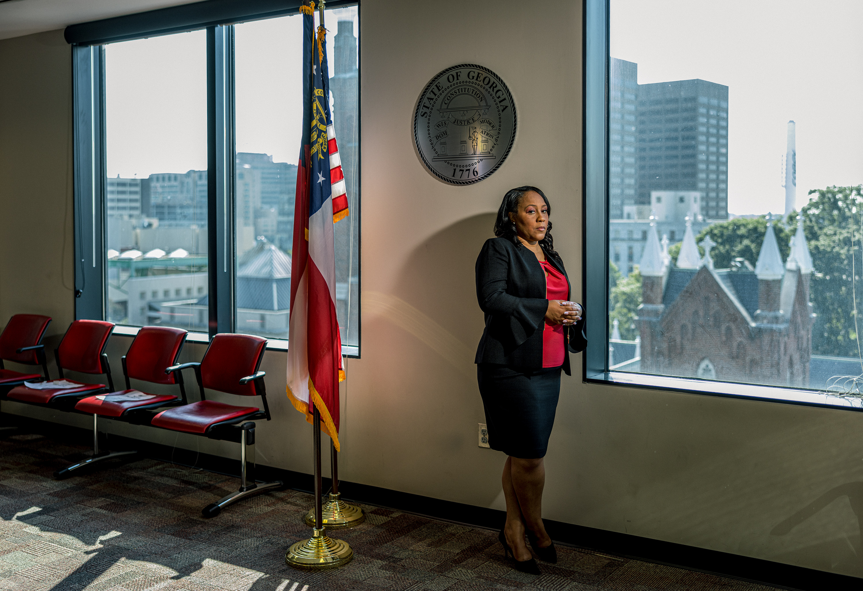 District Attorney Fani Willis at the Fulton County Courthouse on Aug. 14, 2021 (Lynsey Weatherspoon for TIME)