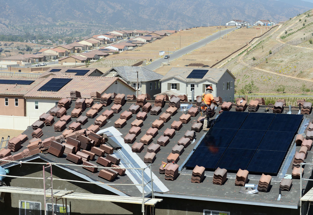 solar installation roof