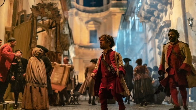 Peter Dinklage in <i>Cyrano</i> (Peter Mountain)