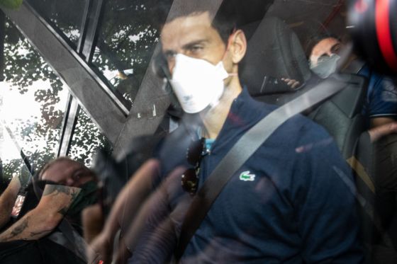Novak Djokovic Detained In Melbourne As Lawyers Appeal Deportation