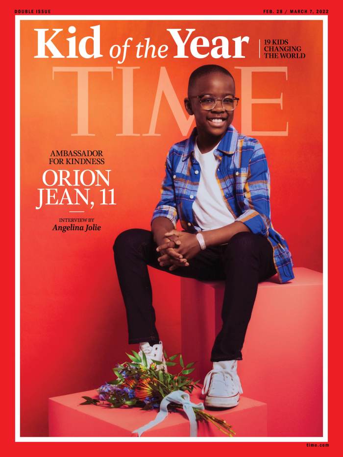 Orion Jean Kid of the Year Time Magazine cover
