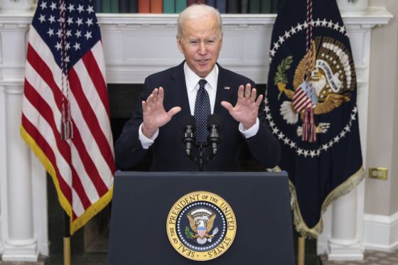 President Biden Delivers Remarks On Situation In Ukraine