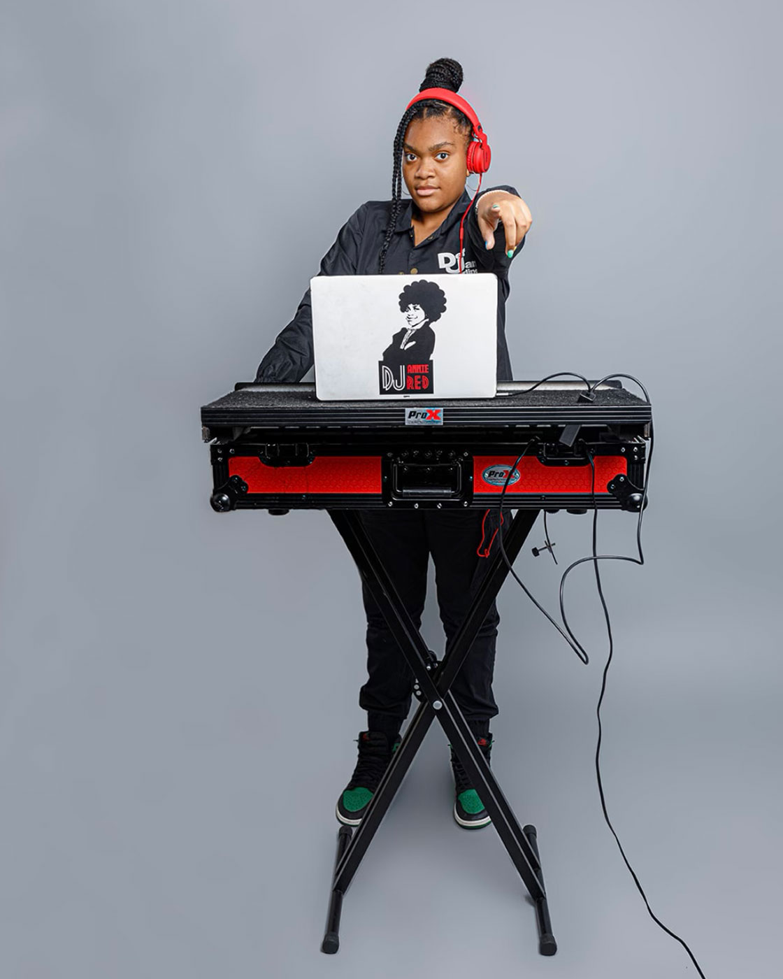 Horton, also known as DJ Annie Red, encourages kids to find the confidence to be true to themselves. (Courtesy Photo)