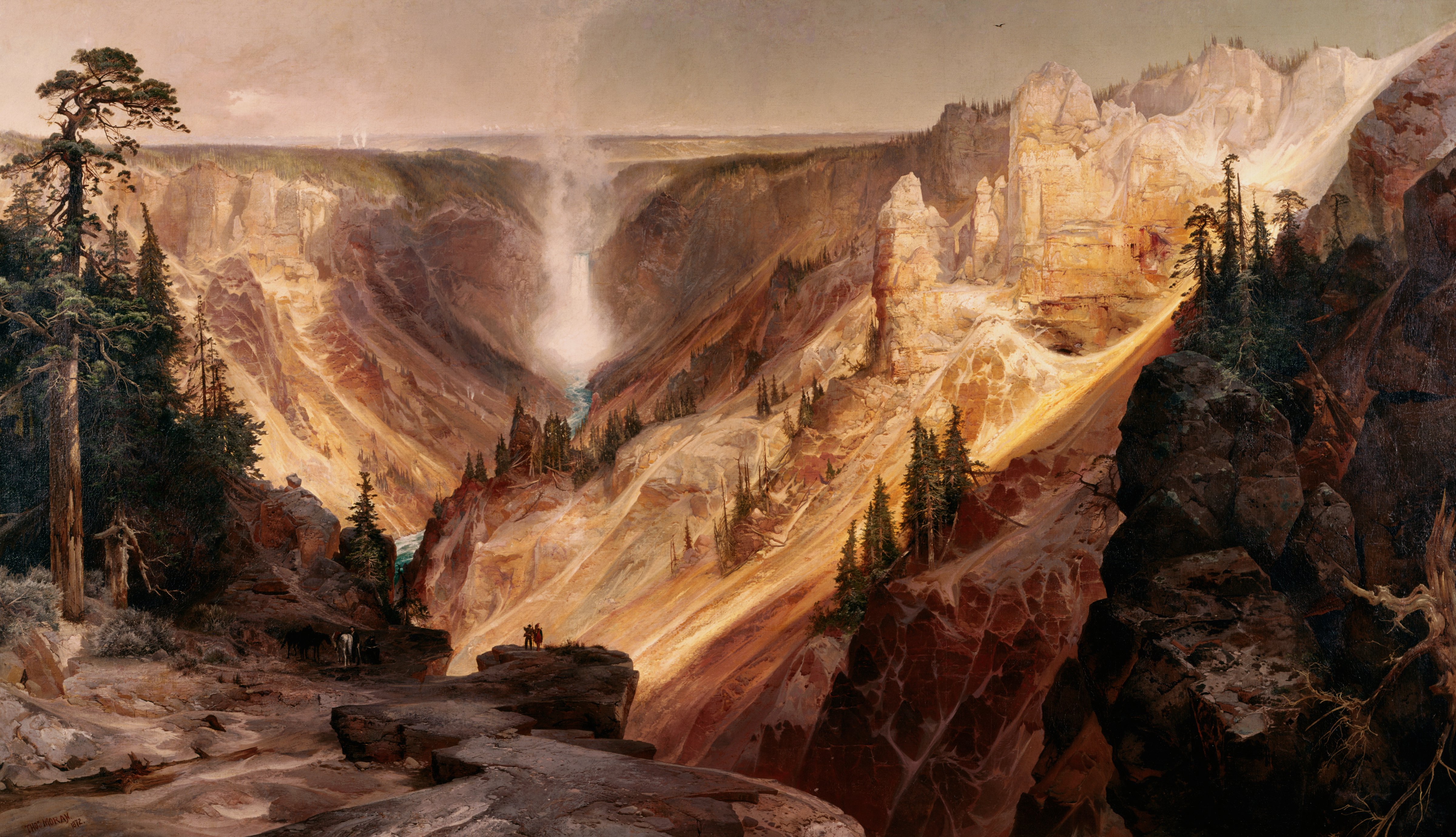 The Grand Canyon of the Yellowstone by Thomas Moran