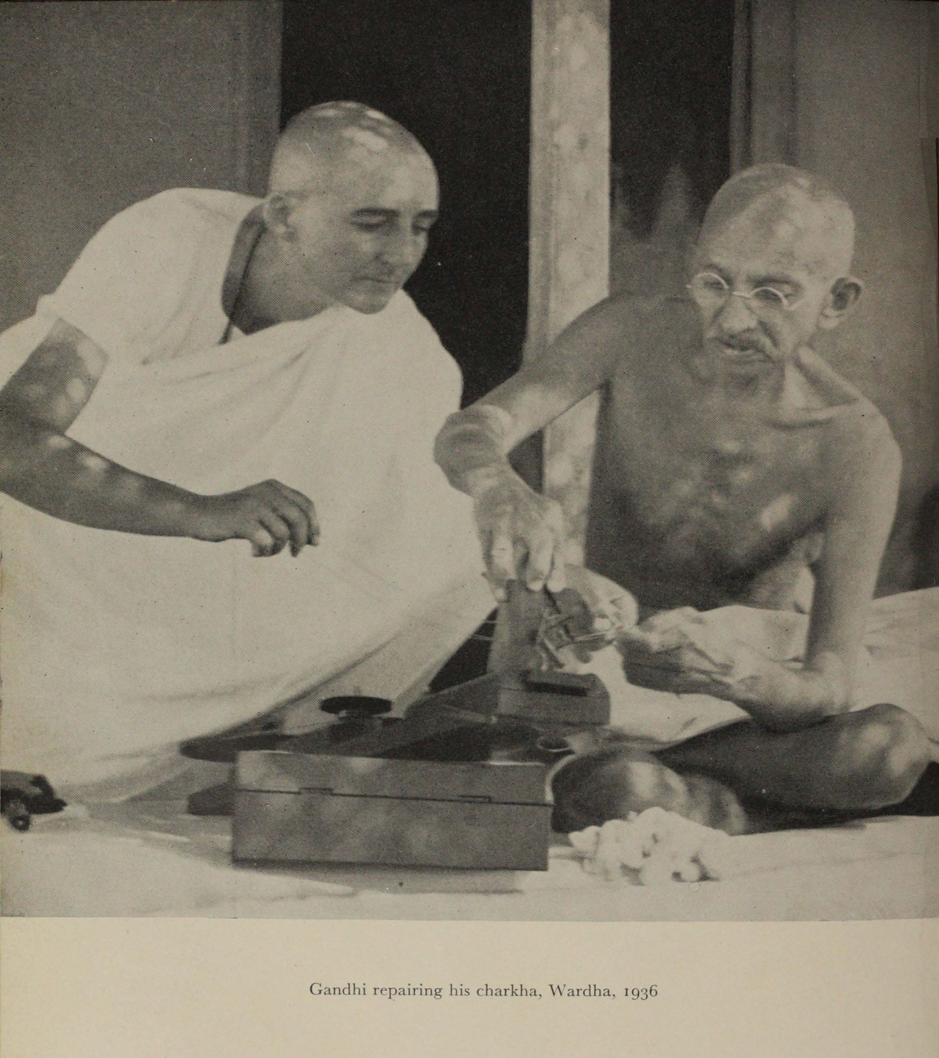Mira Behn with Gandhi