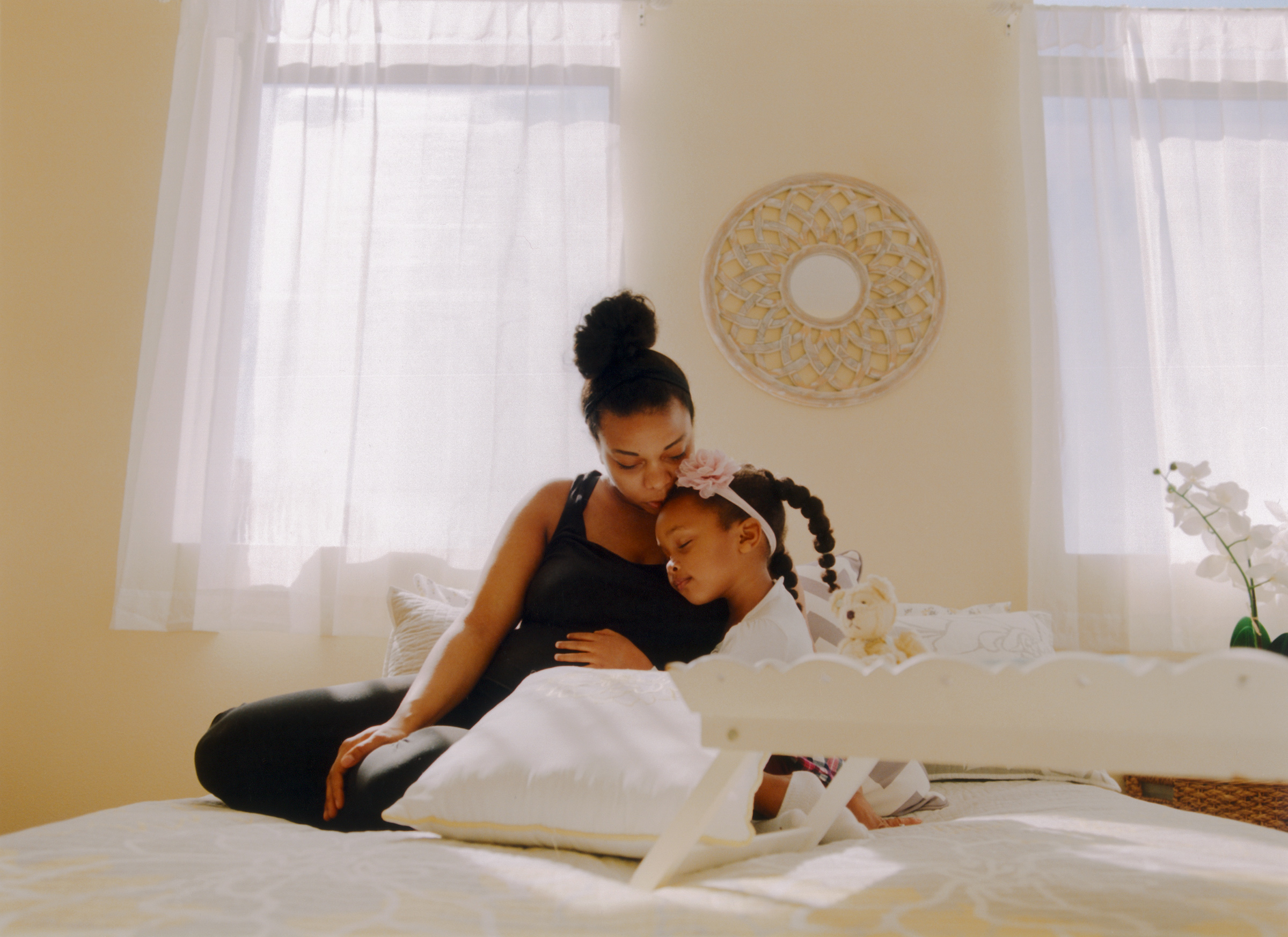 Drummond gave birth to her daughter Aria in one of Joseph’s two birthing rooms and delivered her son in the other (Myesha Evon Gardner for TIME)