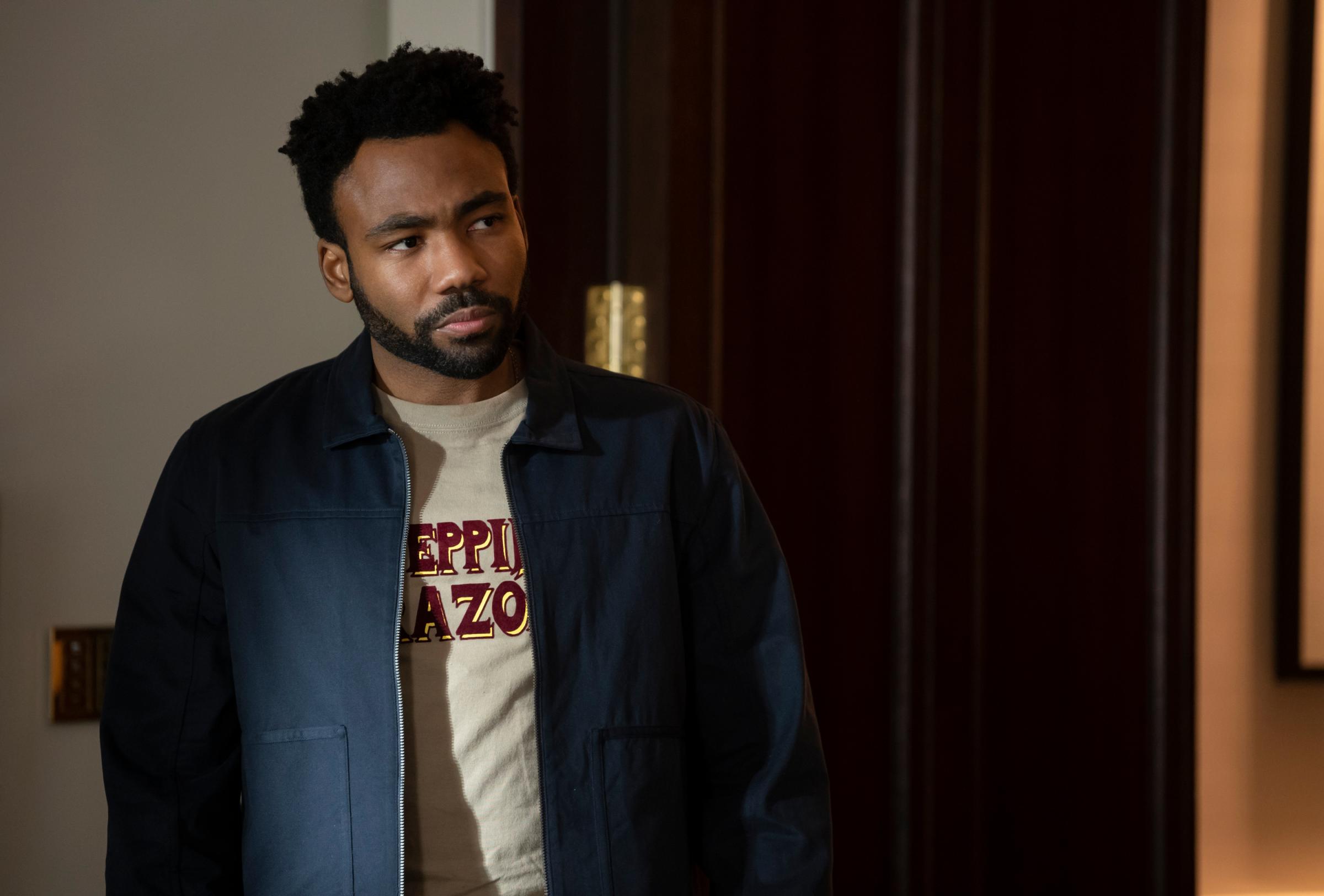 “ATLANTA” --  "Sinterklaas is Coming to Town" -- Season 3, Episode 2 (Airs March 24) Pictured (L-R): Donald Glover as Earn Marks.  CR: Rob Youngson/FX