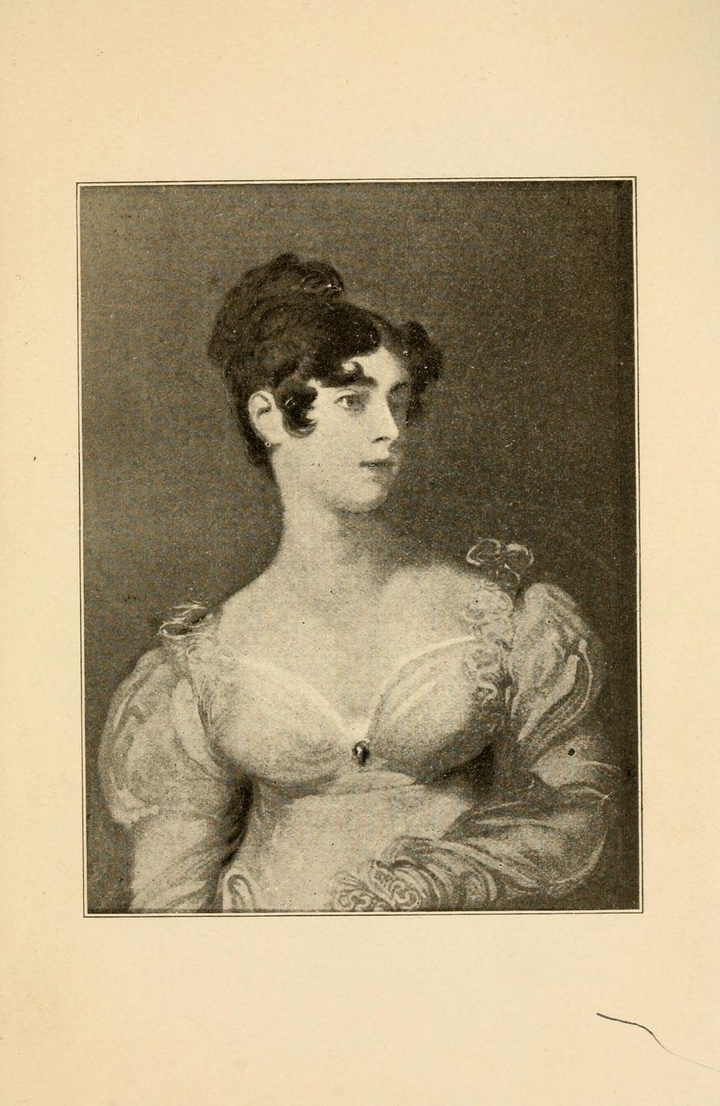 A portrait of Esther Burr. (Washington, Howard University Print/Library of Congress)