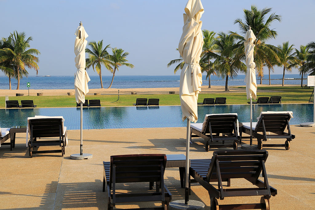 The Amaya Beach Resort and Spa hotel, Pasikudah Bay, Eastern Province, Sri Lanka, pictured on Mar. 11, 2015. (Geography Photos/Universal Images Group via Getty Images)