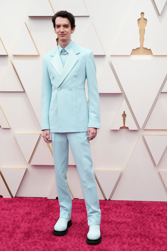 Kodi Smit-McPhee attends the 94th Annual Academy Awards at Hollywood and Highland on March 27, 2022 in Hollywood, California. (Photo by Kevin Mazur/WireImage) (WireImage,—2022 Kevin Mazur)