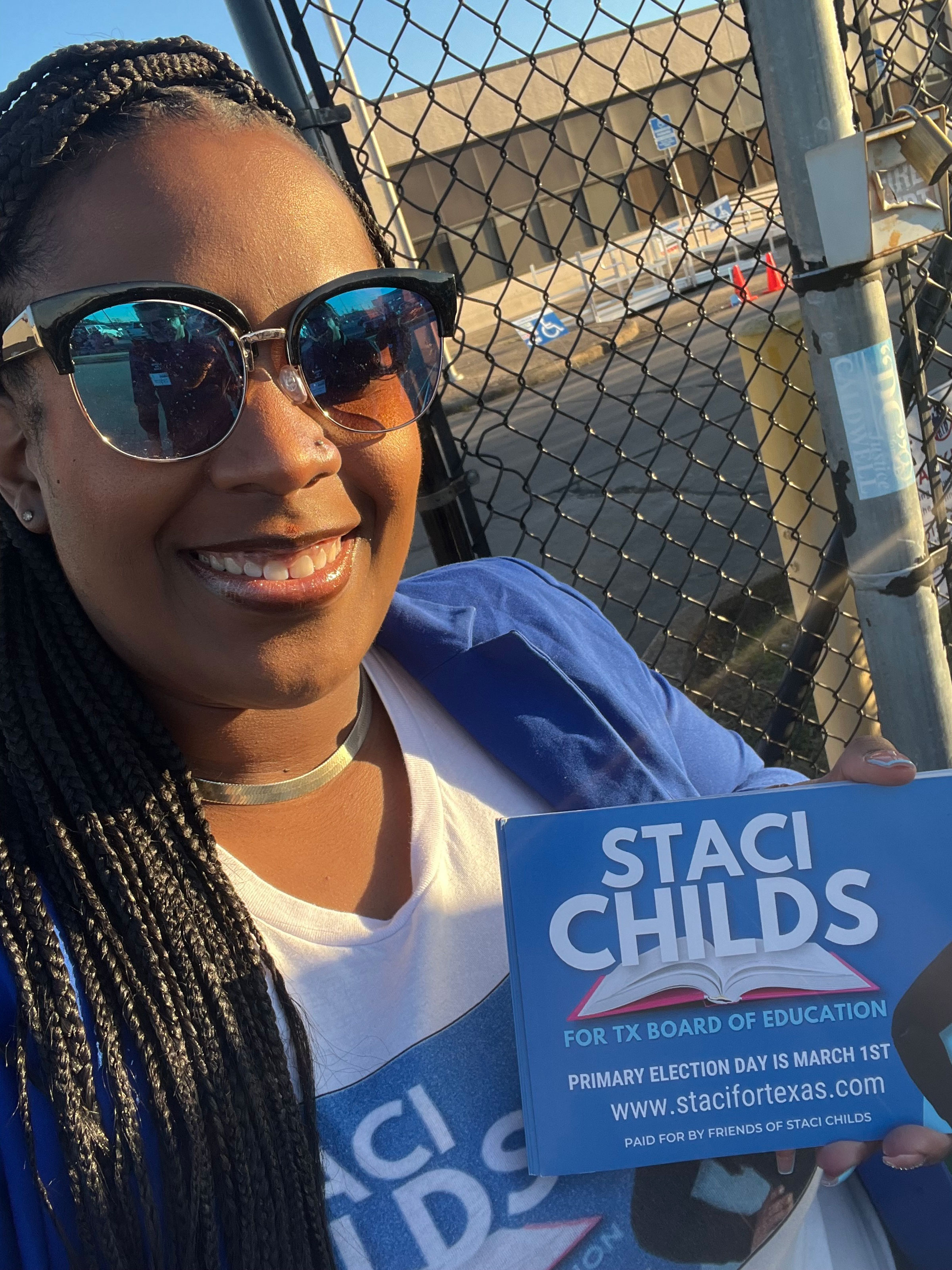 Staci Childs decided to run for the Texas State Board of Education after growing frustrated by the rhetoric over critical race theory in the state. (Courtesy Staci Childs)