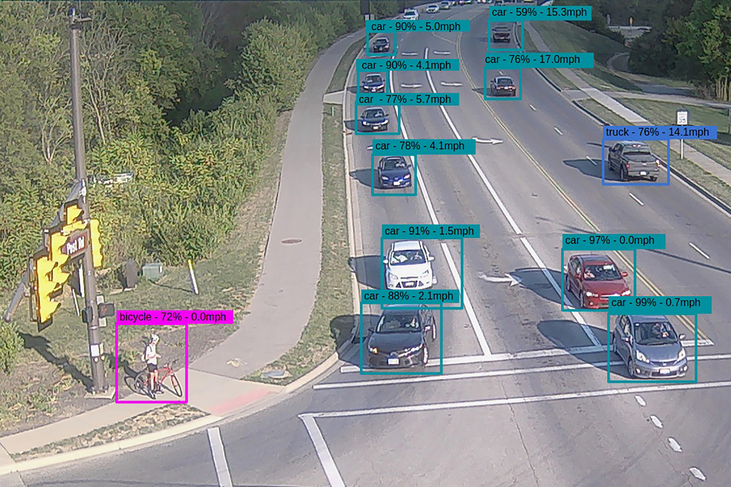 NoTraffic's real-time, plug-and-play autonomous traffic management platform uses AI to reinvent how cities run their transport networks. (NoTraffic)