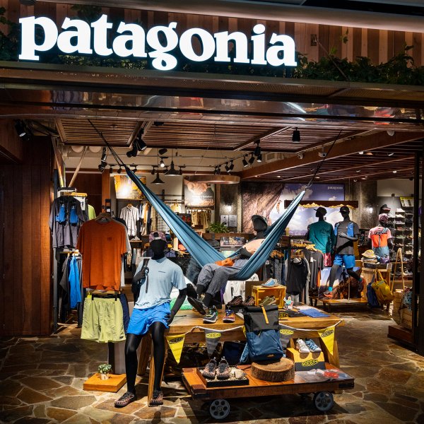 American outdoor clothing brand company Patagonia store seen in Hong Kong.
