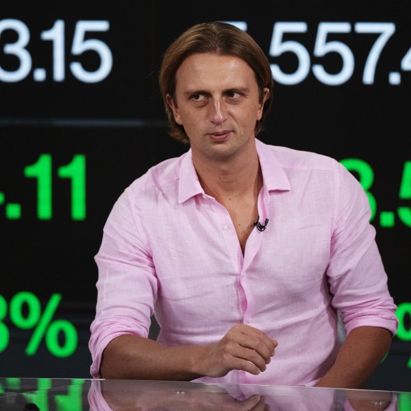 Nikolay Storonsky, chief executive officer of Revolut Ltd., speaks during a Bloomberg Television interview in London, U.K., on Thursday, Aug. 1, 2019.
