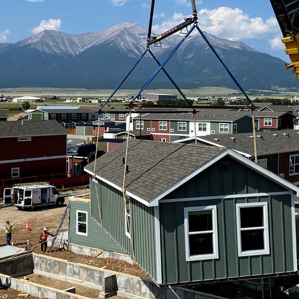 Fading West's factory-produced homes are shipped to their permanent location at costs of up to 25% cheaper than comparable traditionally-built homes, making homes more accessible during a housing crisis.