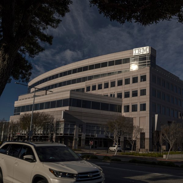 The IBM office in Foster City, California, U.S., on Thursday, Jan. 20, 2022.