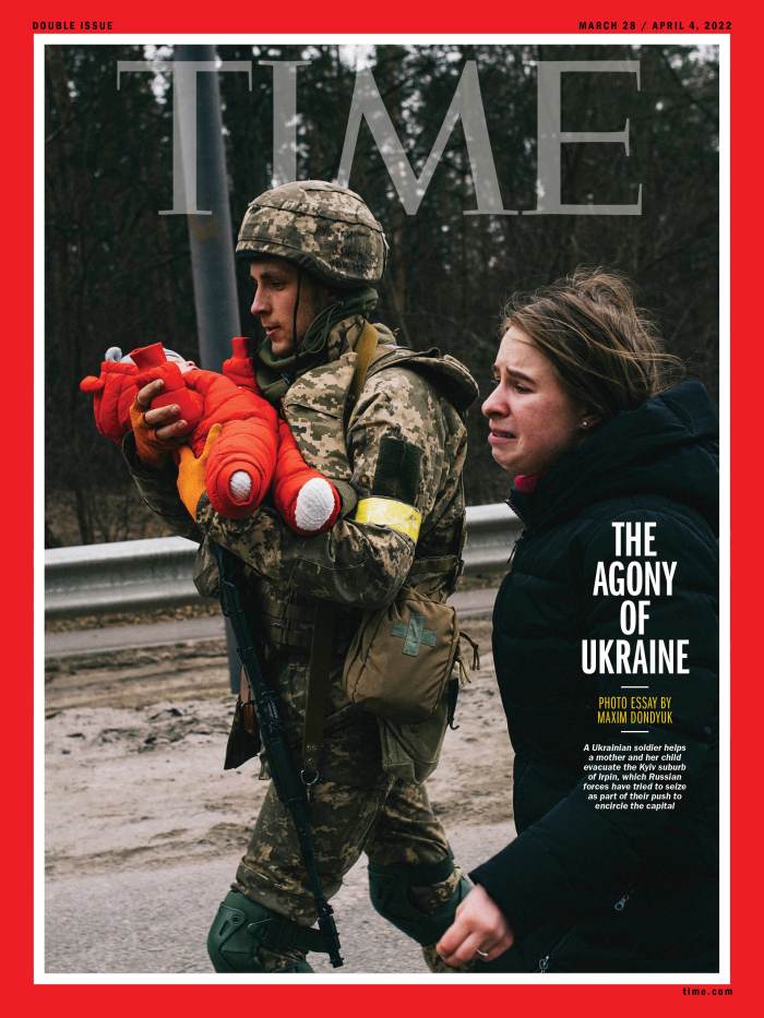 The Agony of Ukraine Maxim Time Magazine cover