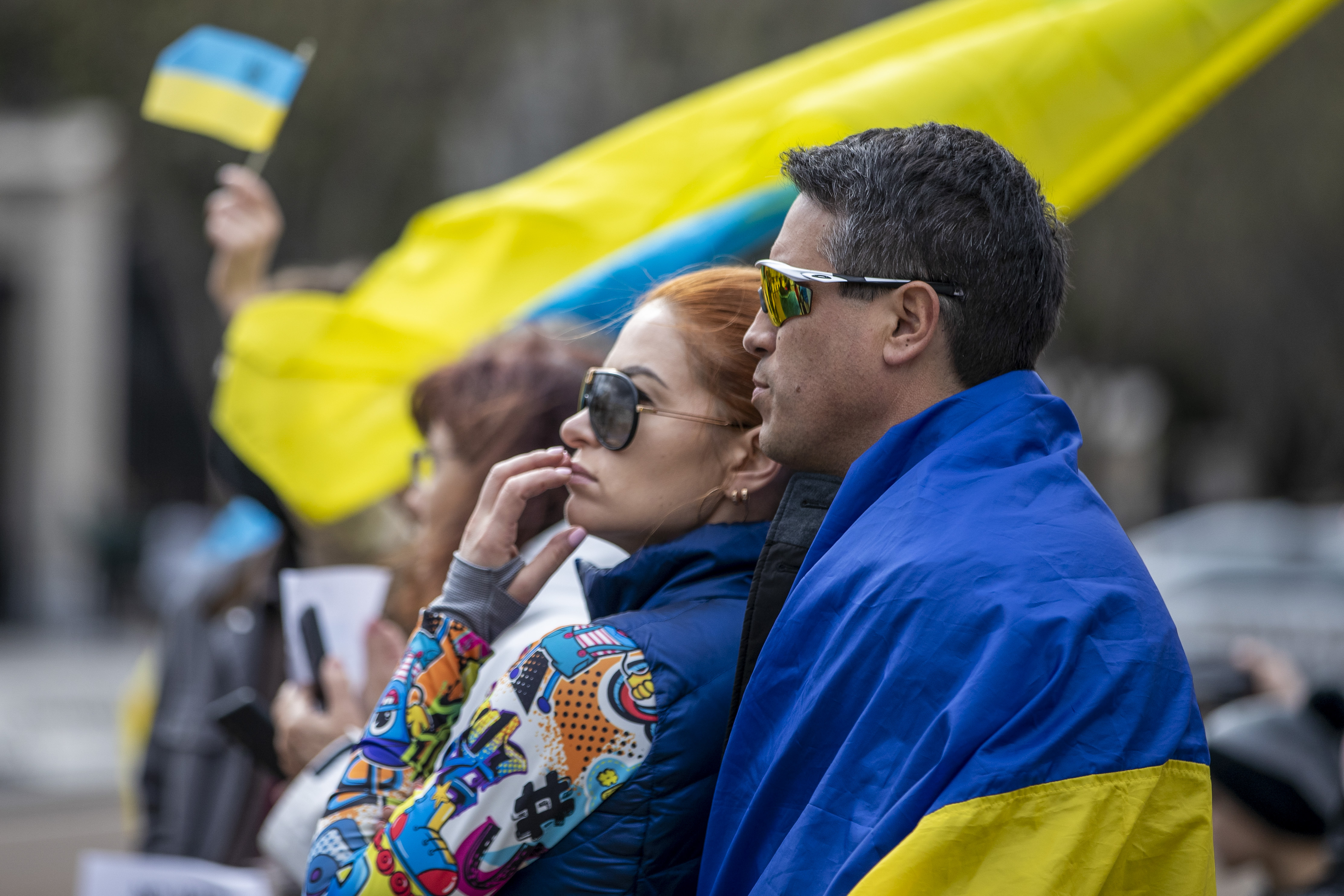 Rally In Support Of Ukrainians Held In Washington, DC