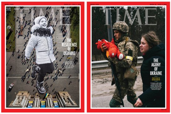 The Resilience and Agony of Ukraine Time Magazine covers