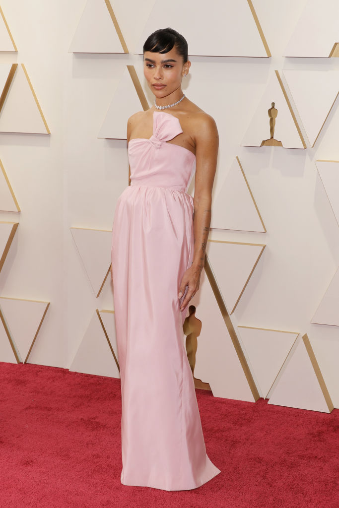 HOLLYWOOD, CALIFORNIA - MARCH 27: Zoë Kravitz attends the 94th Annual Academy Awards at Hollywood and Highland on March 27, 2022 in Hollywood, California. (Photo by Mike Coppola/Getty Images) (Getty Images—2022 Getty Images)
