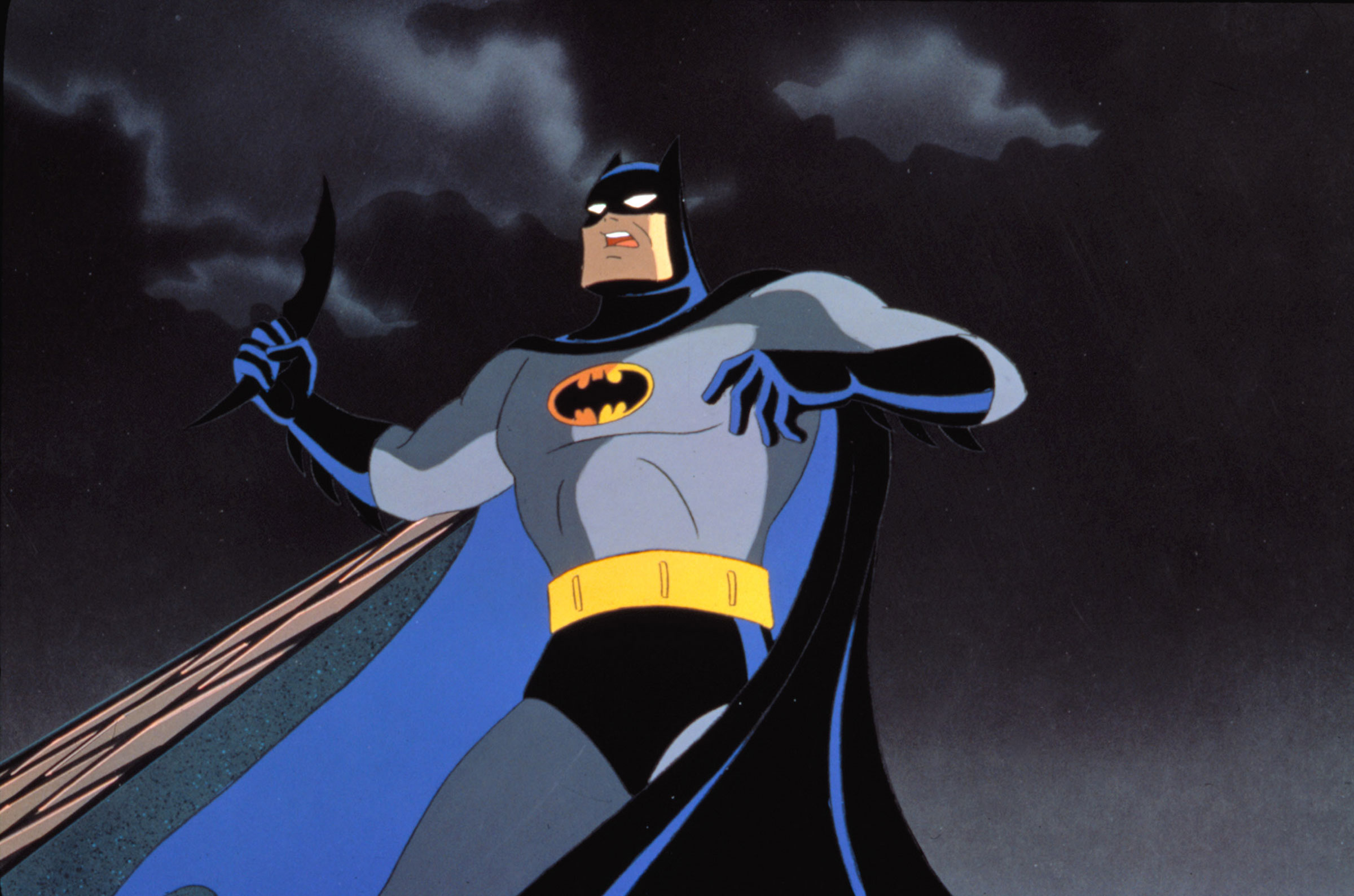 Batman, voiced by Kevin Conroy, in <em>Batman: Mask of the Phantasm</em> (Courtesy Everett Collection)