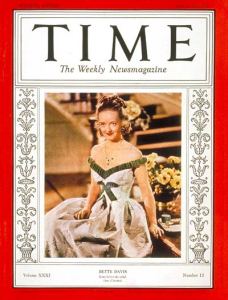 Bette Davis on the cover of TIME
