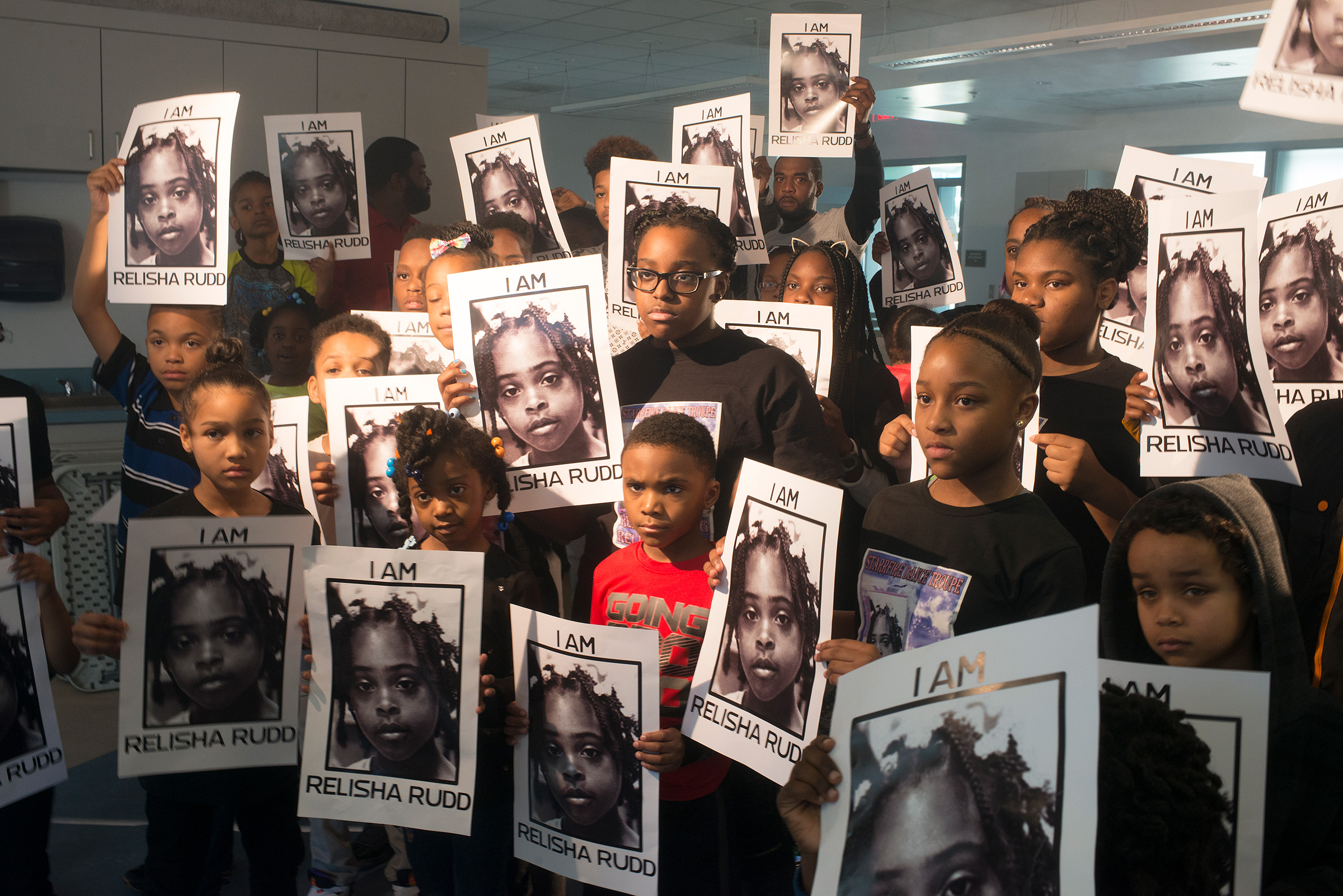 Community members participate in a remembrance celebration of Relisha Rudd at the Deanwood Recreation Center in Washington, D.C. on Feb. 27, 2016.
