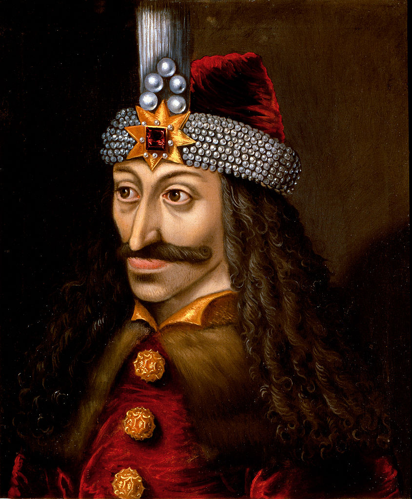 Portrait of Vlad III the Impaler, or Dracula (1431-1476) who inspired Bram Stoker's novel Dracula. (Stefano Bianchetti—Corbis/Getty Images)