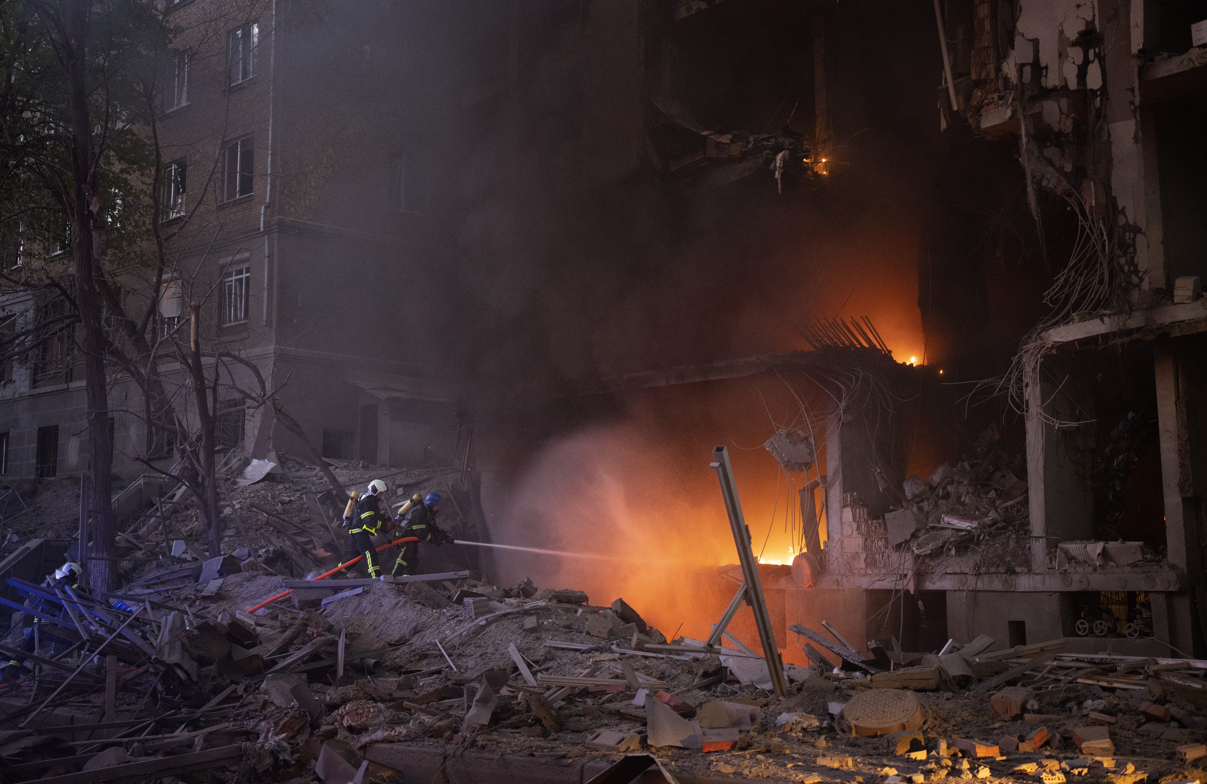 Rusya, BM Genel Sekreteri'nin Ziyareti Sırasında Kiev'i Bombardıman Etti