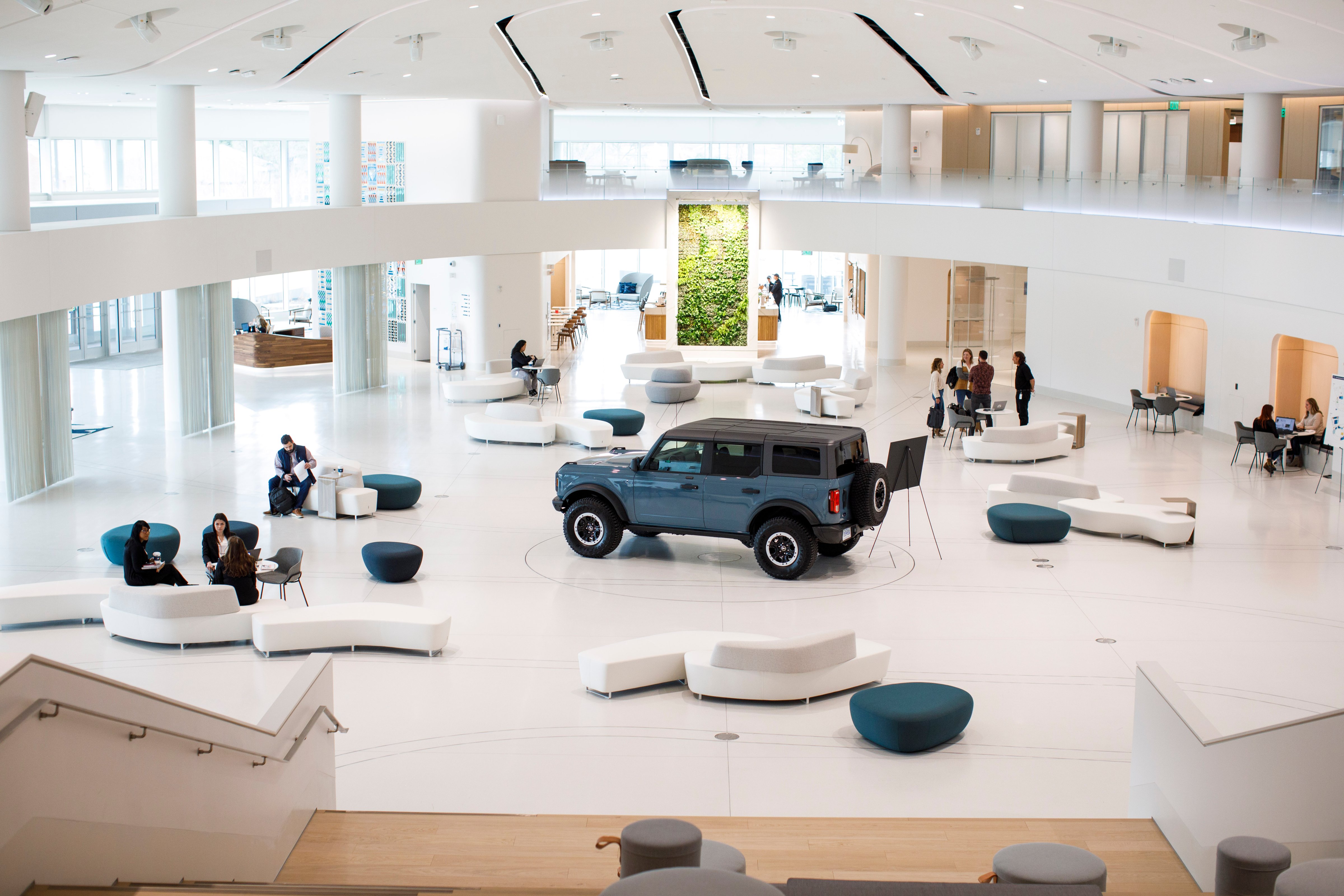 Ford has already converted roughly a third of its southeast Michigan workplaces into "collaboration centers." (Credit: Ford)