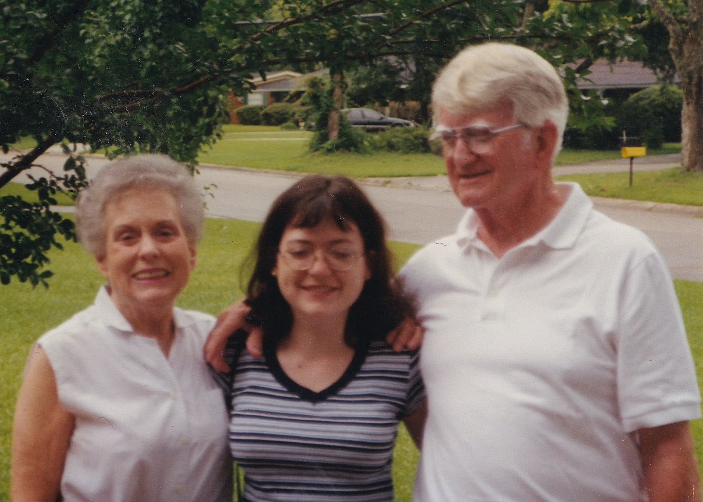 The author with her grandparents in Long Beach (Courtesy Maud Newton)