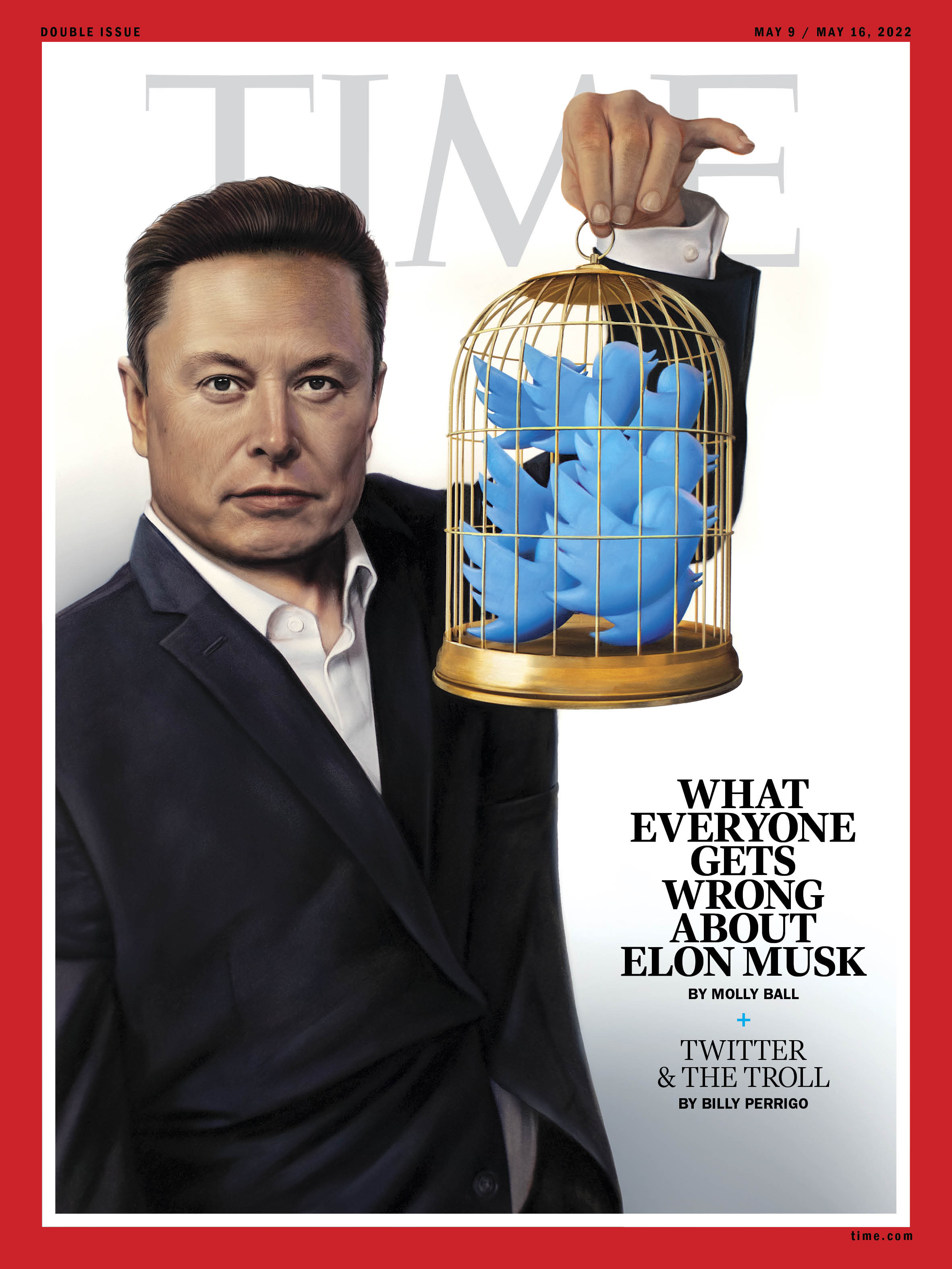 Elon Musk Twitter Time Magazine cover
