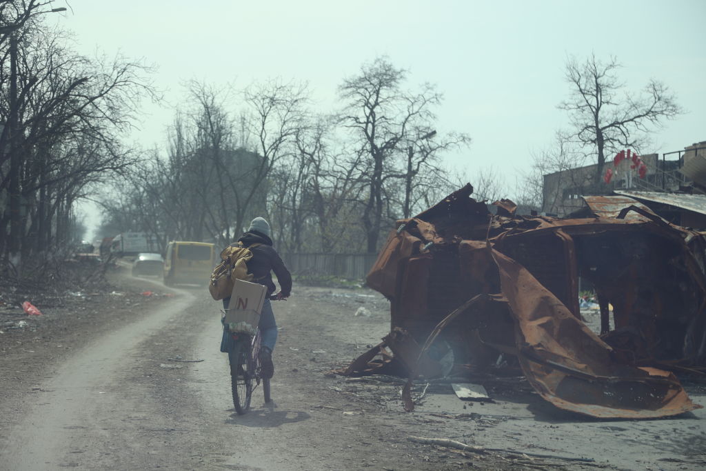 Destruction in Mariupol
