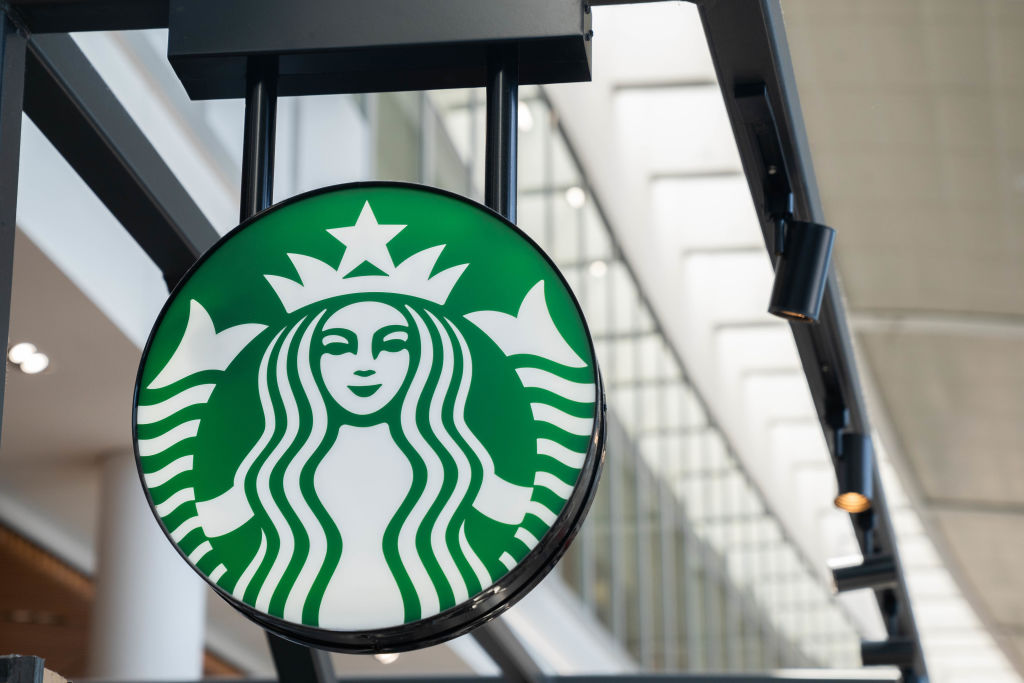 American coffee company and coffeehouse chain Starbucks logo