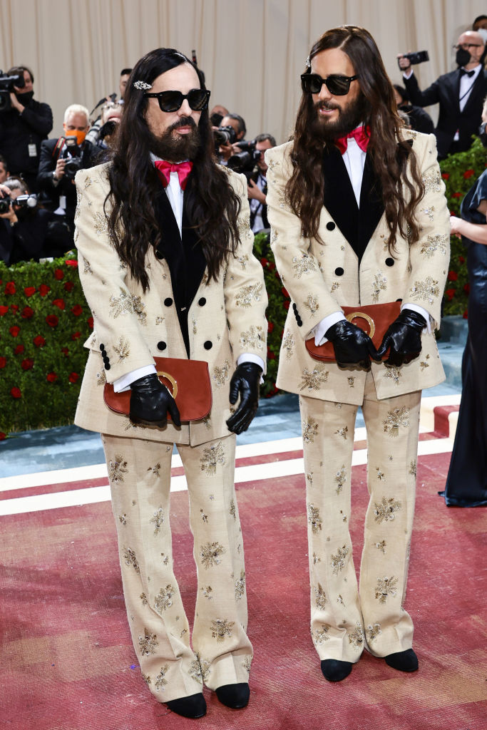 Alessandro Michele and Jared Leto. (Jamie McCarthy—Getty Image)