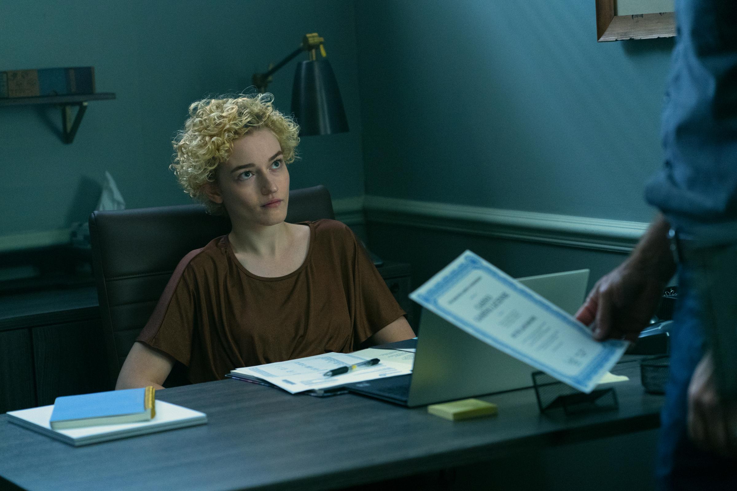 Ozark. Julia Garner as Ruth Langmore in Season 4 Part 2 Episode 6 of Ozark. Cr. Tina Rowden/Netflix © 2022
