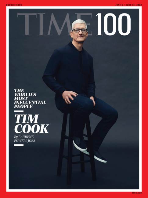 Tim Cook Time 100 Time Magazine cover