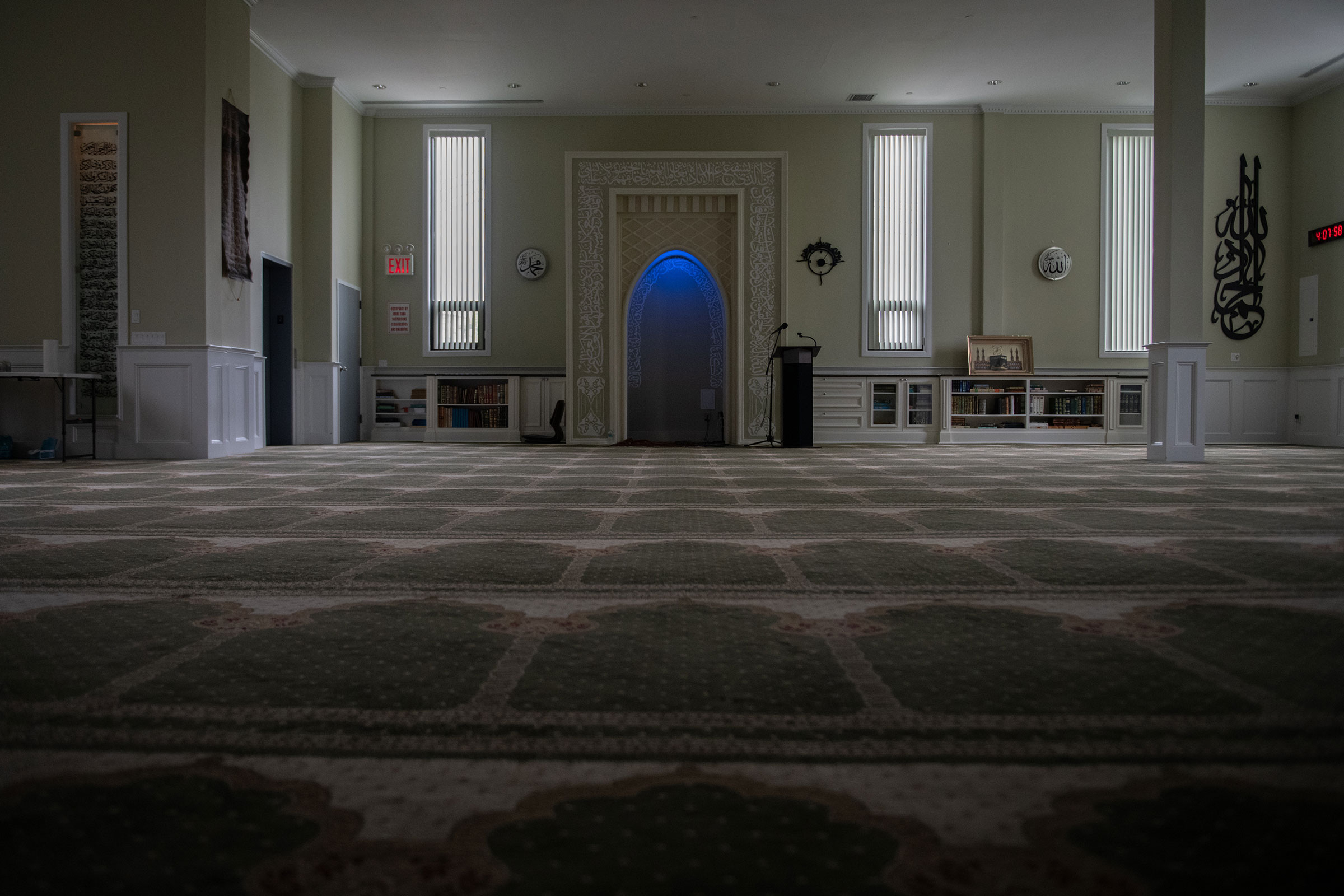 Dar-al Taqwa Islamic Center in Queens, NY on May 8, 2022. (Kholood Eid for TIME)