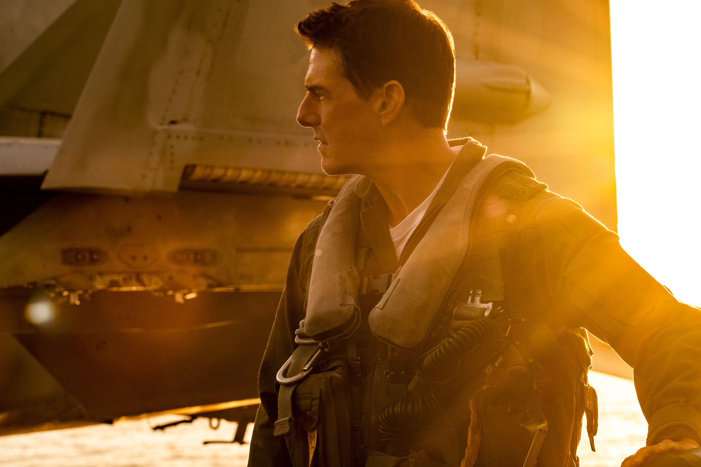Tom Cruise plays Capt. Pete "Maverick" Mitchell in Top Gun: Maverick