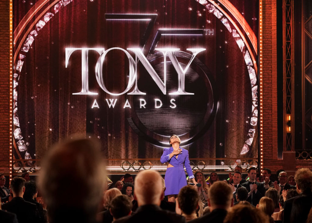Ariana DeBose at The 75TH Annual Tony Awards, live from Radio City Music Hall in New York City, Sunday, June 12 on the CBS Television Network. (Mary Kouw/CBS via Getty Images)