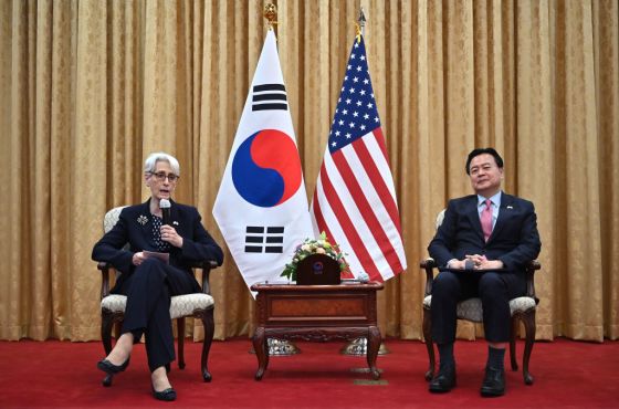 US Deputy Secretary Of State Sherman Visits South Korea