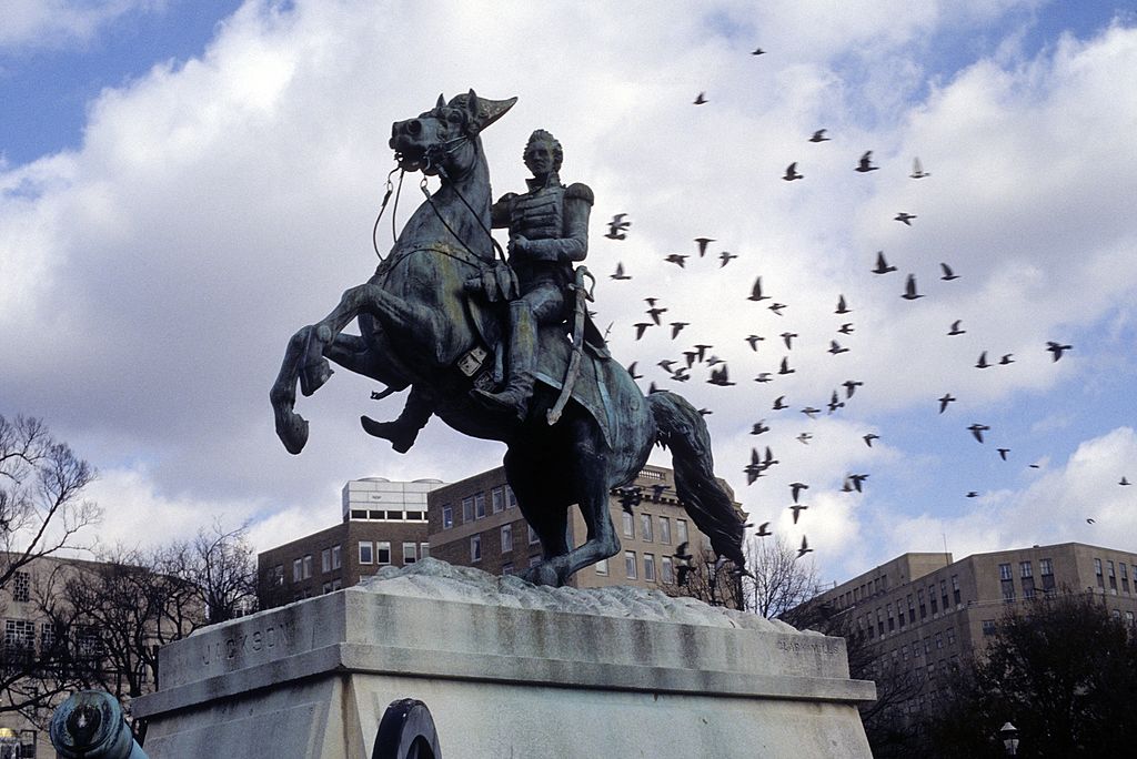 General Andrew Jackson Statue In Lafayette Square