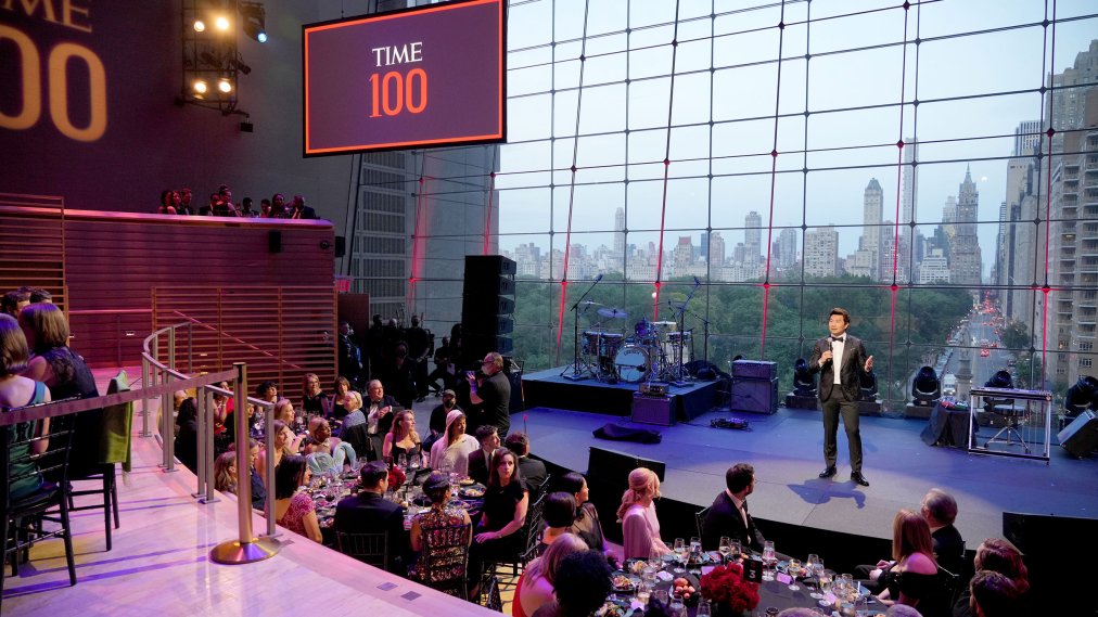 Simu Liu speaks onstage during the 2022 TIME100 Gala on June 08, 2022 in New York City.