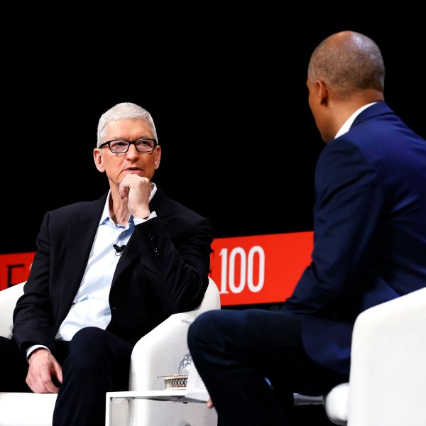Apple CEO Tim Cook speaks onstage at the TIME100 Summit 2022 at Jazz at Lincoln Center on June 7, 2022 in New York City.