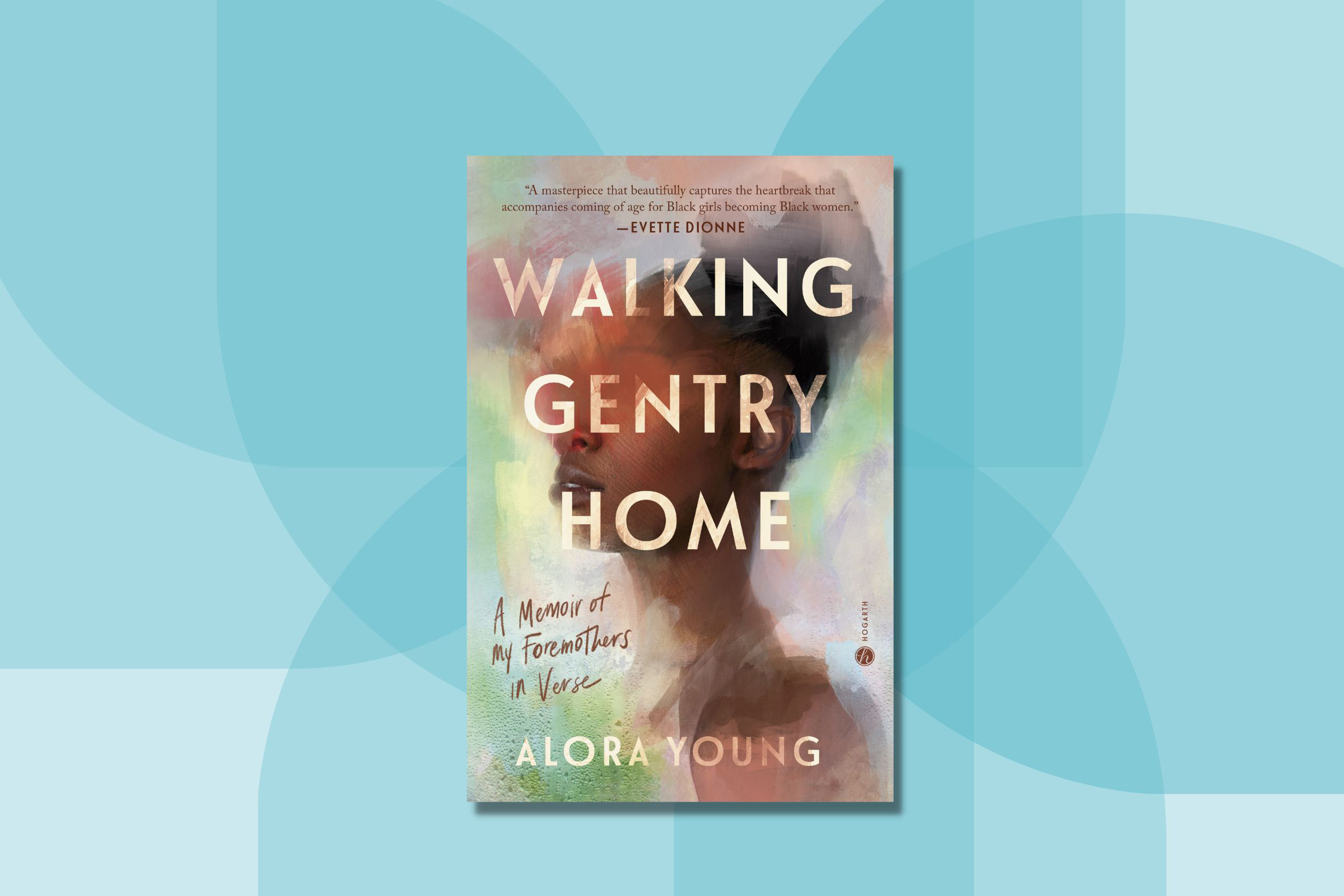 The cover of Walking Gentry Home—a muted, faded Black female face behind a translucent overlay
