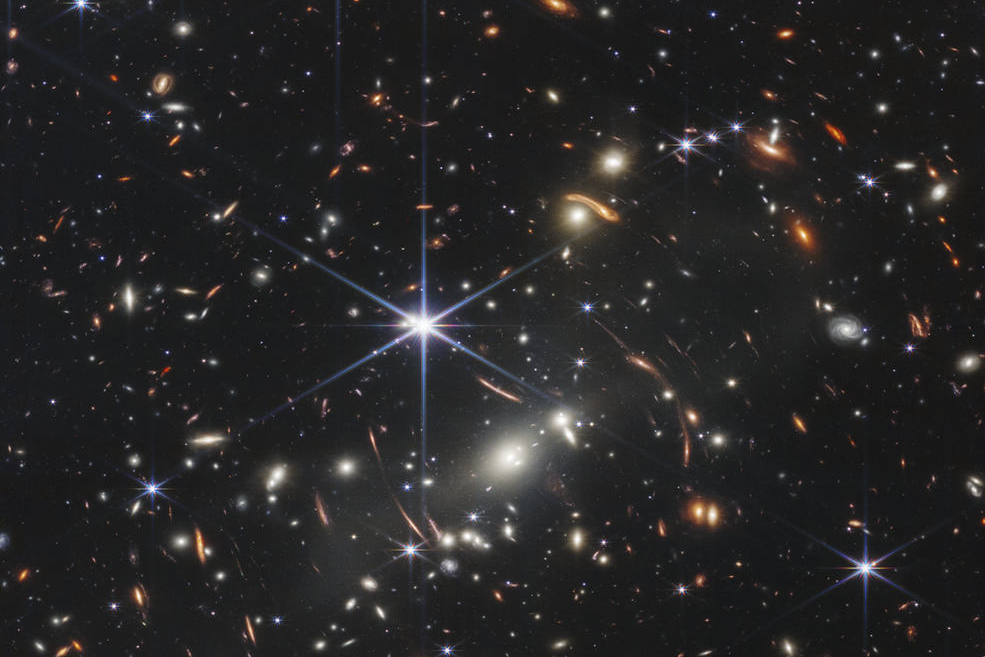 Galaxy cluster SMACS 0723, captured by the James Webb Space Telescope. (NASA/ESA/CSA/AP)