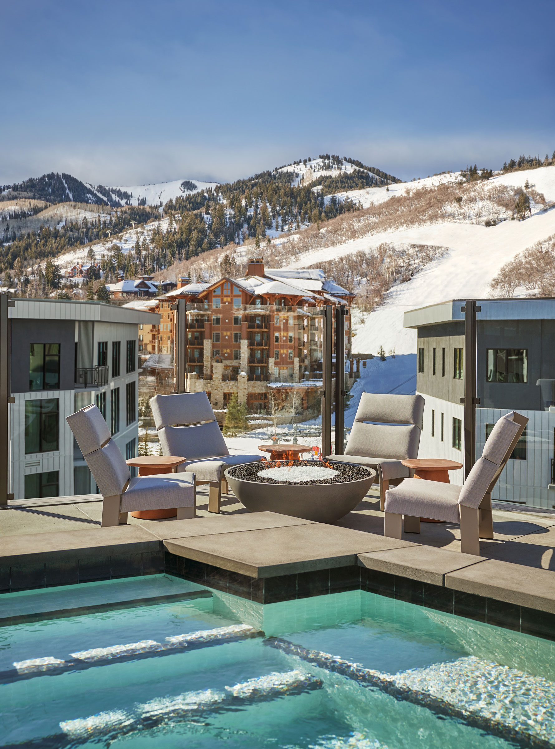 The Pool House at Pendry Park City in Park City, Utah. (Pendry Park City)