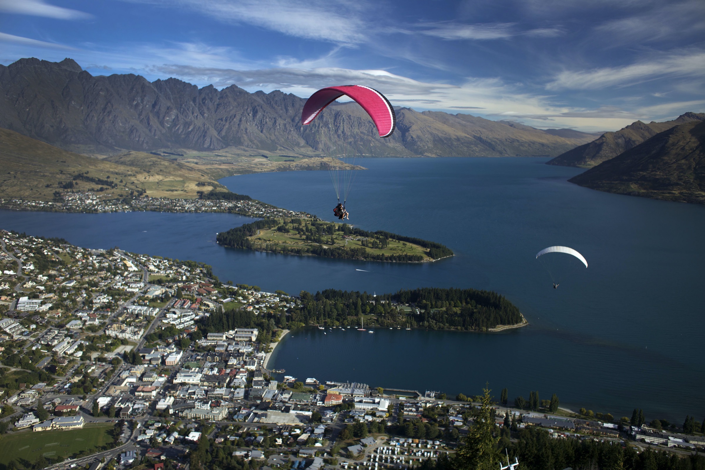 Lake Wakatipu in Queenstown, New Zealand. (Lisa Wiltse—The New York Times/Redux)